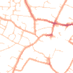Daytime road noise heatmap for CB6 1AG