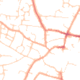 Daytime road noise heatmap for CB6 1AJ