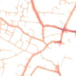Daytime road noise heatmap for CB6 1AL