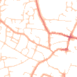 Daytime road noise heatmap for CB6 1AP