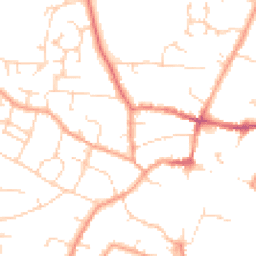 Daytime road noise heatmap for CB6 1AQ