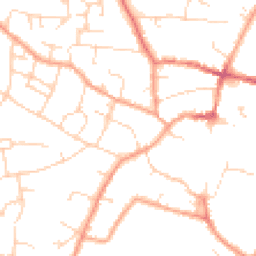 Daytime road noise heatmap for CB6 1AS