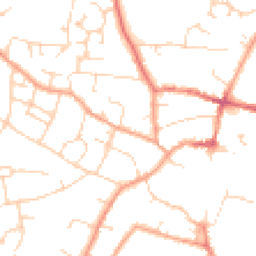 Daytime road noise heatmap for CB6 1AW