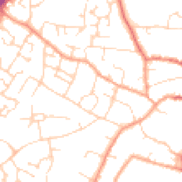 Daytime road noise heatmap for CB6 1AY