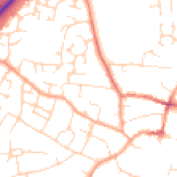 Daytime road noise heatmap for CB6 1BA