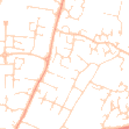 Daytime road noise heatmap for CB6 1BP