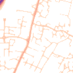 Daytime road noise heatmap for CB6 1BS