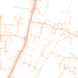 Daytime road noise heatmap for CB6 1BW