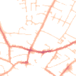 Daytime road noise heatmap for CB6 1DA