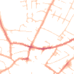 Daytime road noise heatmap for CB6 1DB