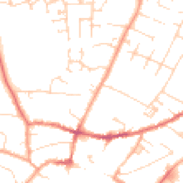 Daytime road noise heatmap for CB6 1DD