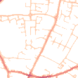 Daytime road noise heatmap for CB6 1DF
