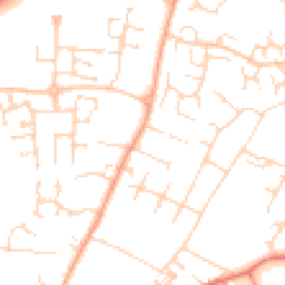 Daytime road noise heatmap for CB6 1DH