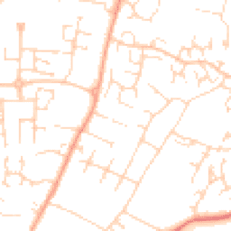 Daytime road noise heatmap for CB6 1DJ