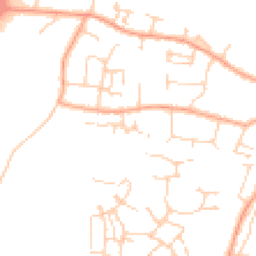 Daytime road noise heatmap for CB6 1FH