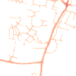 Daytime road noise heatmap for CB6 1GE