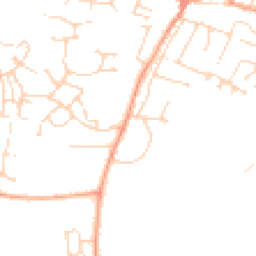 Daytime road noise heatmap for CB6 1HG