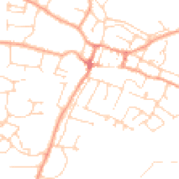 Daytime road noise heatmap for CB6 1HX