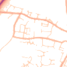 Daytime road noise heatmap for CB6 1JE