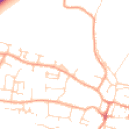 Daytime road noise heatmap for CB6 1JN