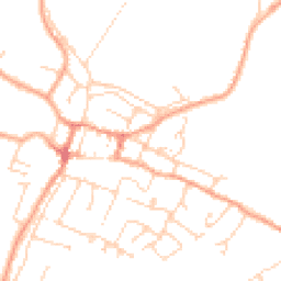 Daytime road noise heatmap for CB6 1NF