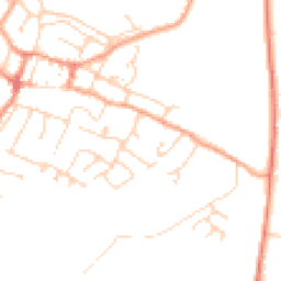 Daytime road noise heatmap for CB6 1NL