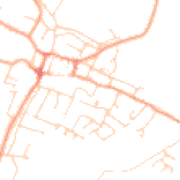 Daytime road noise heatmap for CB6 1NN