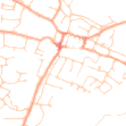 Daytime road noise heatmap for CB6 1NR