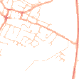 Daytime road noise heatmap for CB6 1NX