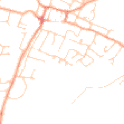 Daytime road noise heatmap for CB6 1NZ