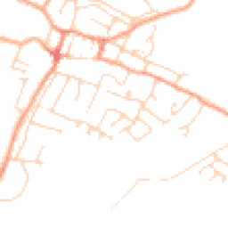 Daytime road noise heatmap for CB6 1PD