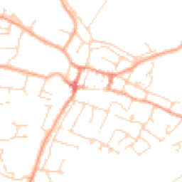Daytime road noise heatmap for CB6 1PH
