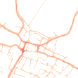 Daytime road noise heatmap for CB6 1QJ