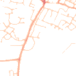 Daytime road noise heatmap for CB6 1XD