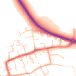 Daytime road noise heatmap for CB6 2BS
