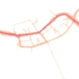Daytime road noise heatmap for CB6 2EA
