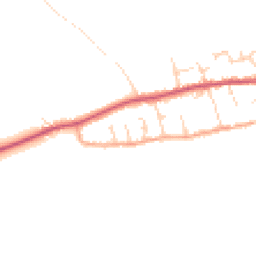 Daytime road noise heatmap for CB6 2EY