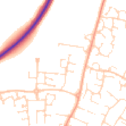 Daytime road noise heatmap for CB6 2FT