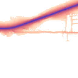 Daytime road noise heatmap for CB6 2FX