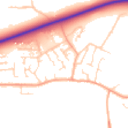 Daytime road noise heatmap for CB6 2GB