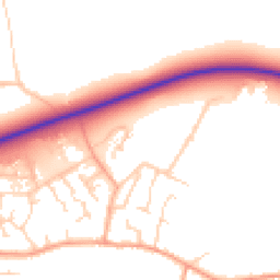 Daytime road noise heatmap for CB6 2HB