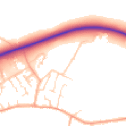 Daytime road noise heatmap for CB6 2HD