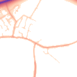 Daytime road noise heatmap for CB6 2HJ