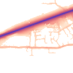 Daytime road noise heatmap for CB6 2HR