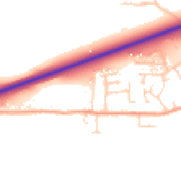 Daytime road noise heatmap for CB6 2HU