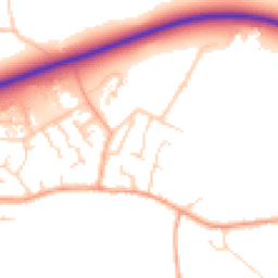 Daytime road noise heatmap for CB6 2JB