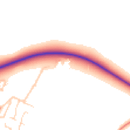 Daytime road noise heatmap for CB6 2JL