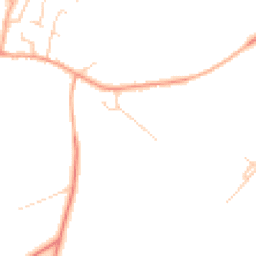 Daytime road noise heatmap for CB6 2JU