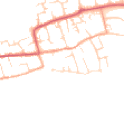 Daytime road noise heatmap for CB6 2NE