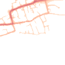 Daytime road noise heatmap for CB6 2NF